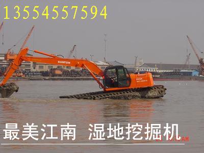 武漢江南濕地挖掘機出租 專業水陸挖掘機與特種設備銷售服務